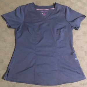Navy scrub top